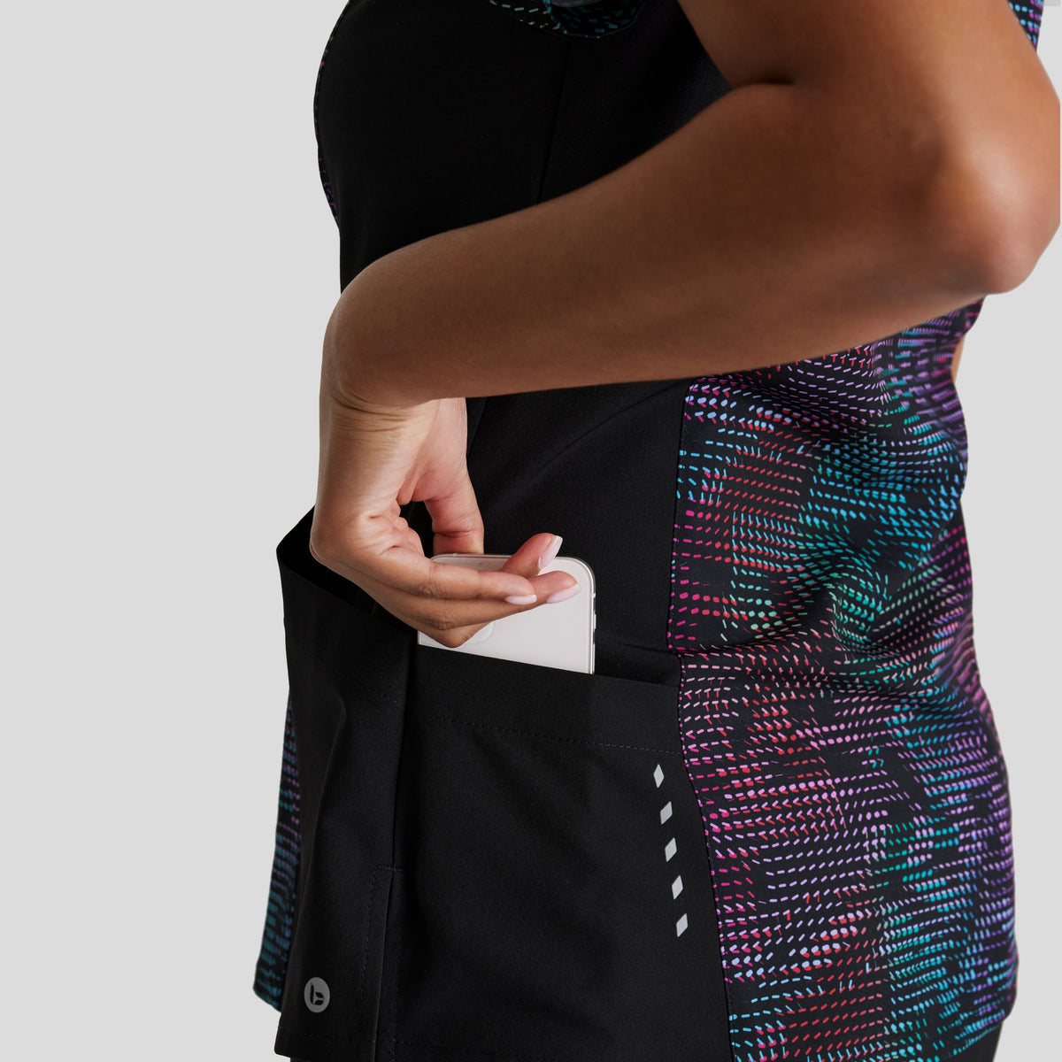 Thrive Print Top | Prismatic Lights