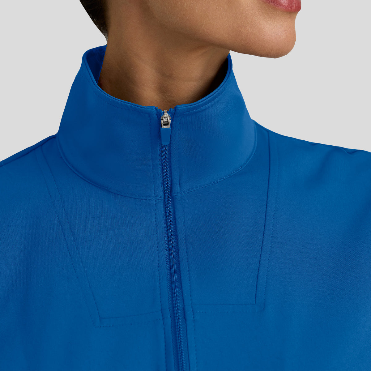 Ease Knit Warm-Up Jacket | Royal