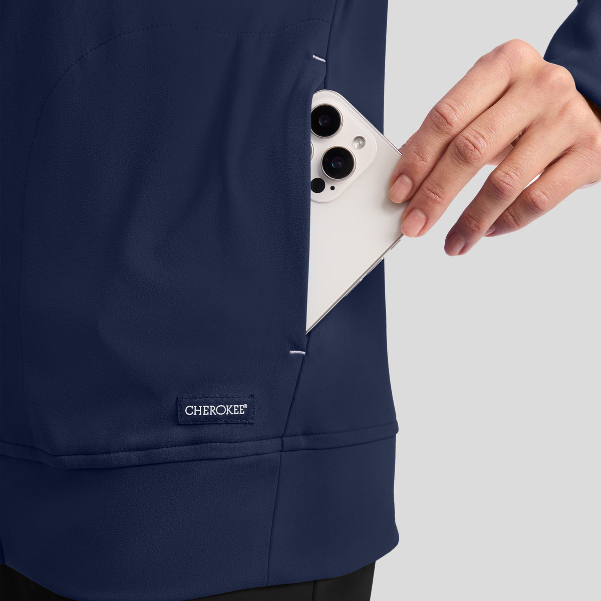 Achieve Warm-Up Scrub Jacket | Navy