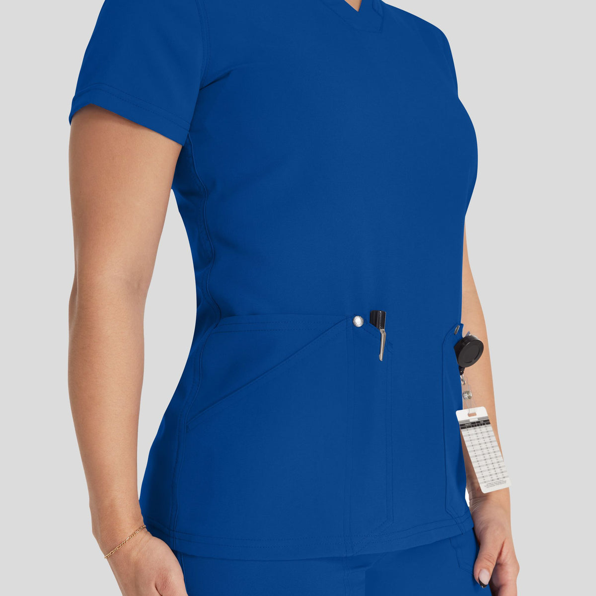 Women's V-Neck Scrub Top | Galaxy