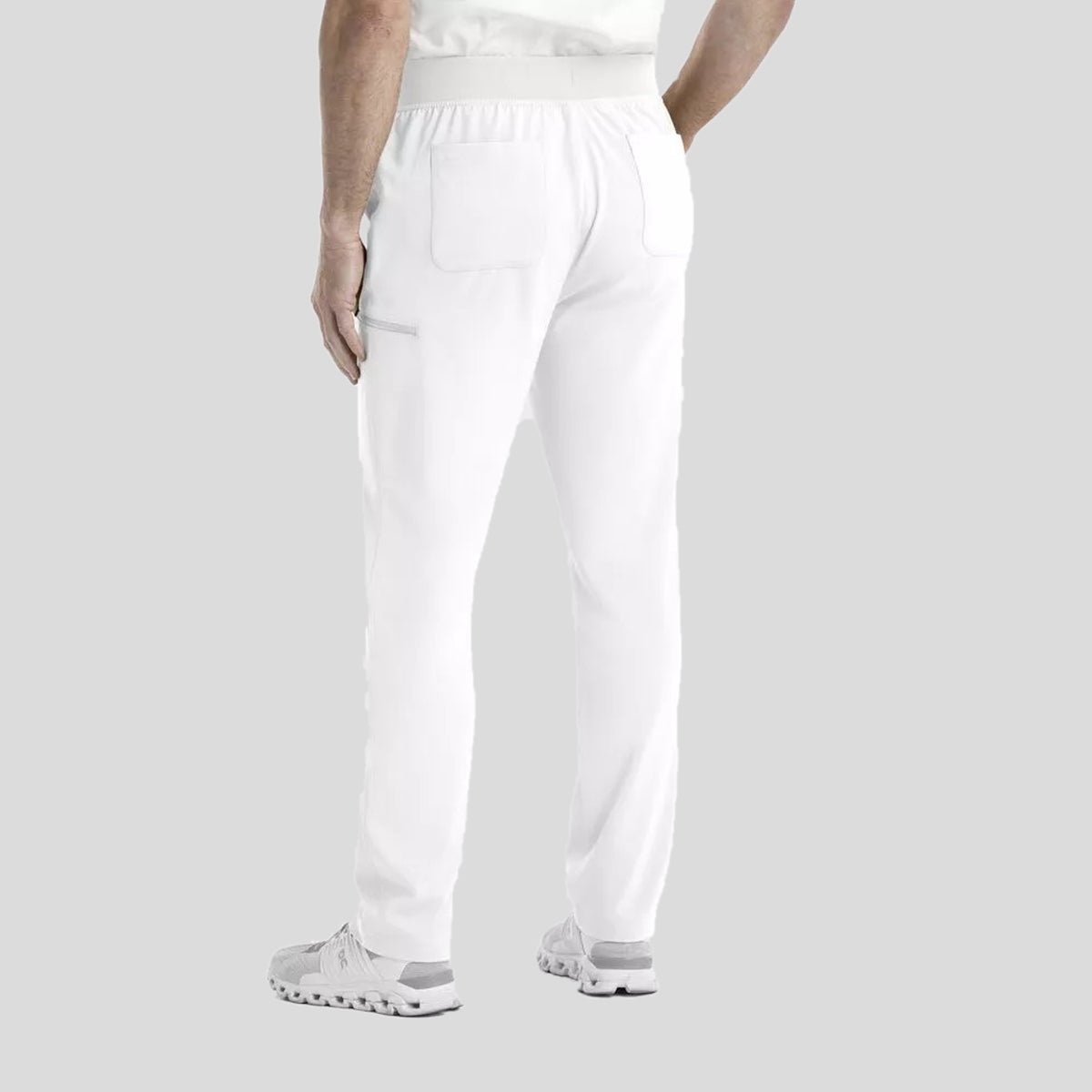 Men's Tapered Leg Pant | White