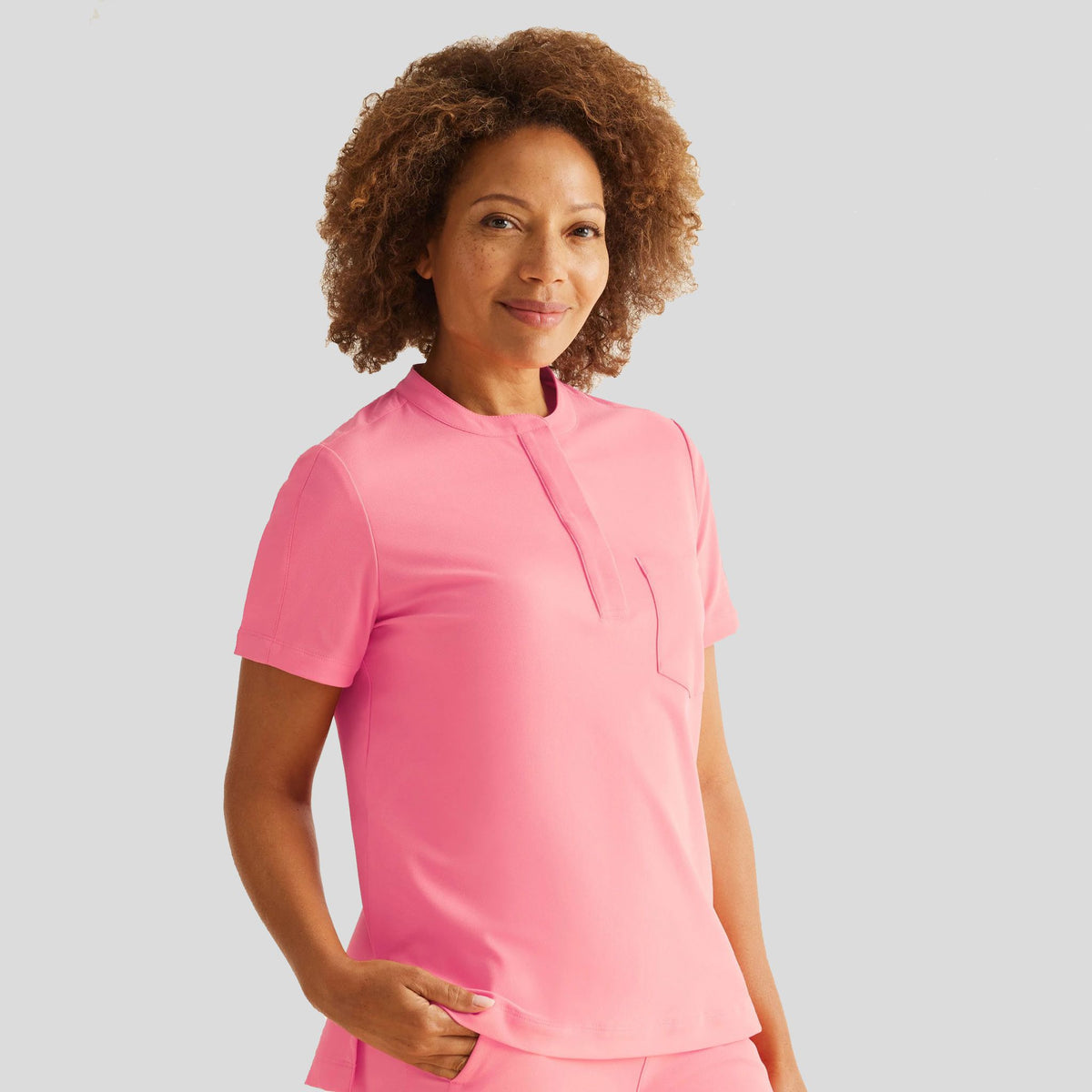 Women's Kate Scrub Top | French Pink