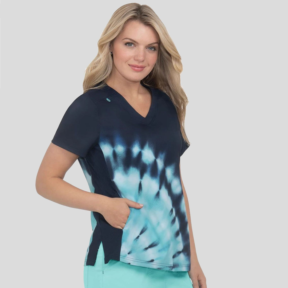 Cali Top | Tie Dye Burst Fresh Mint