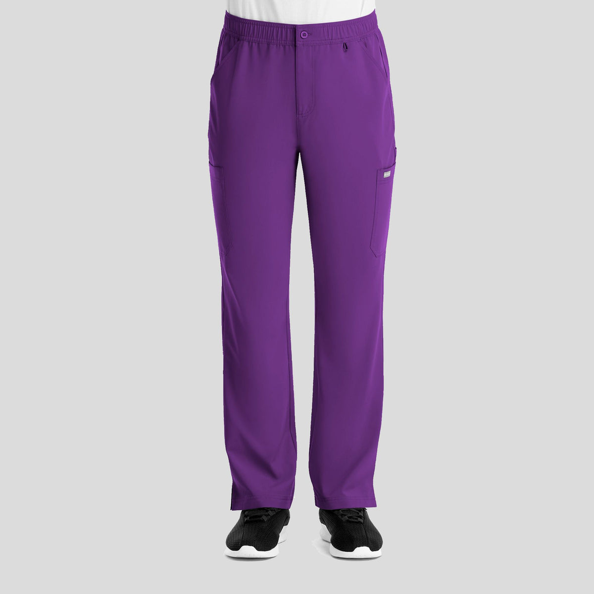 Men's Fly Front Cargo Pant | Eggplant