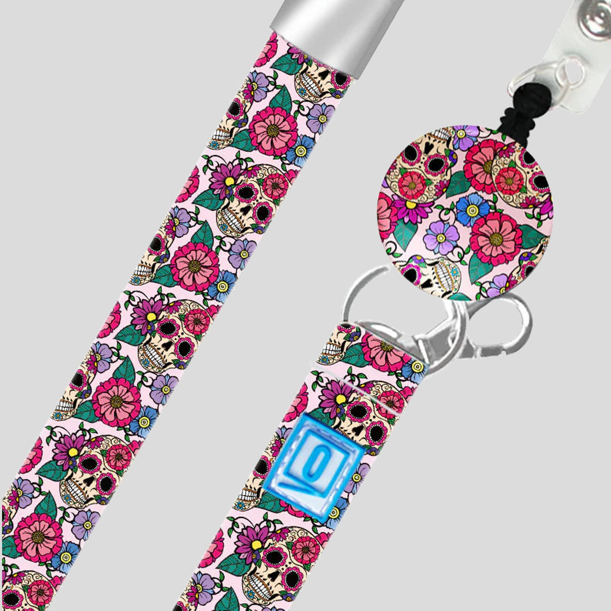 LUXE Lanyard Sugar Skulls