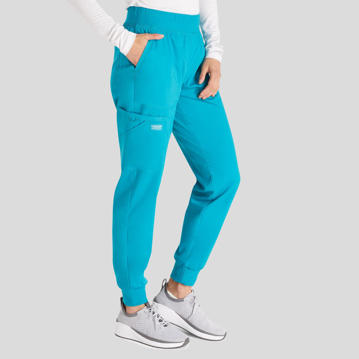 Women's Mid Rise Jogger Scrub Pant | Teal