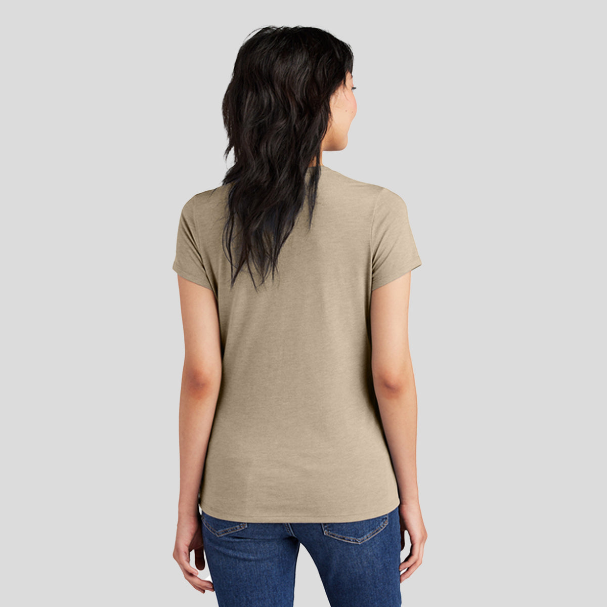 Womenโs Perfect Triยฎ Tee | Desert Tan Heather