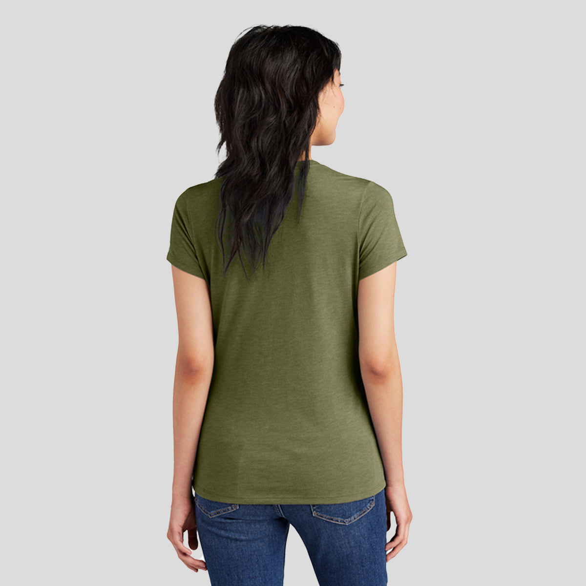 Womenโs Perfect Triยฎ Tee | Military Green Frost