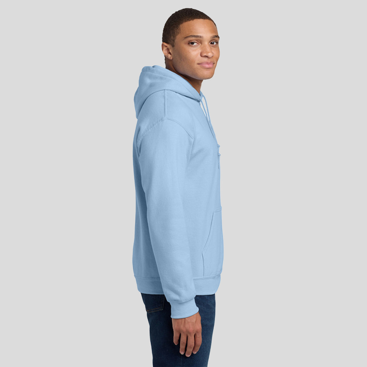 Heavy Blendβ’ Hooded Sweatshirt | Light Blue