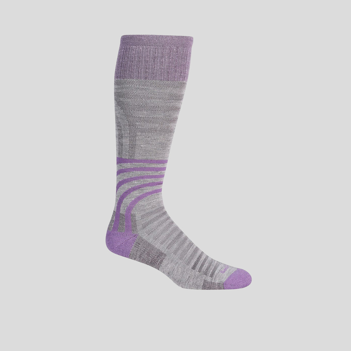 Track & Field Moderate Graduated Compression Socks | Ash