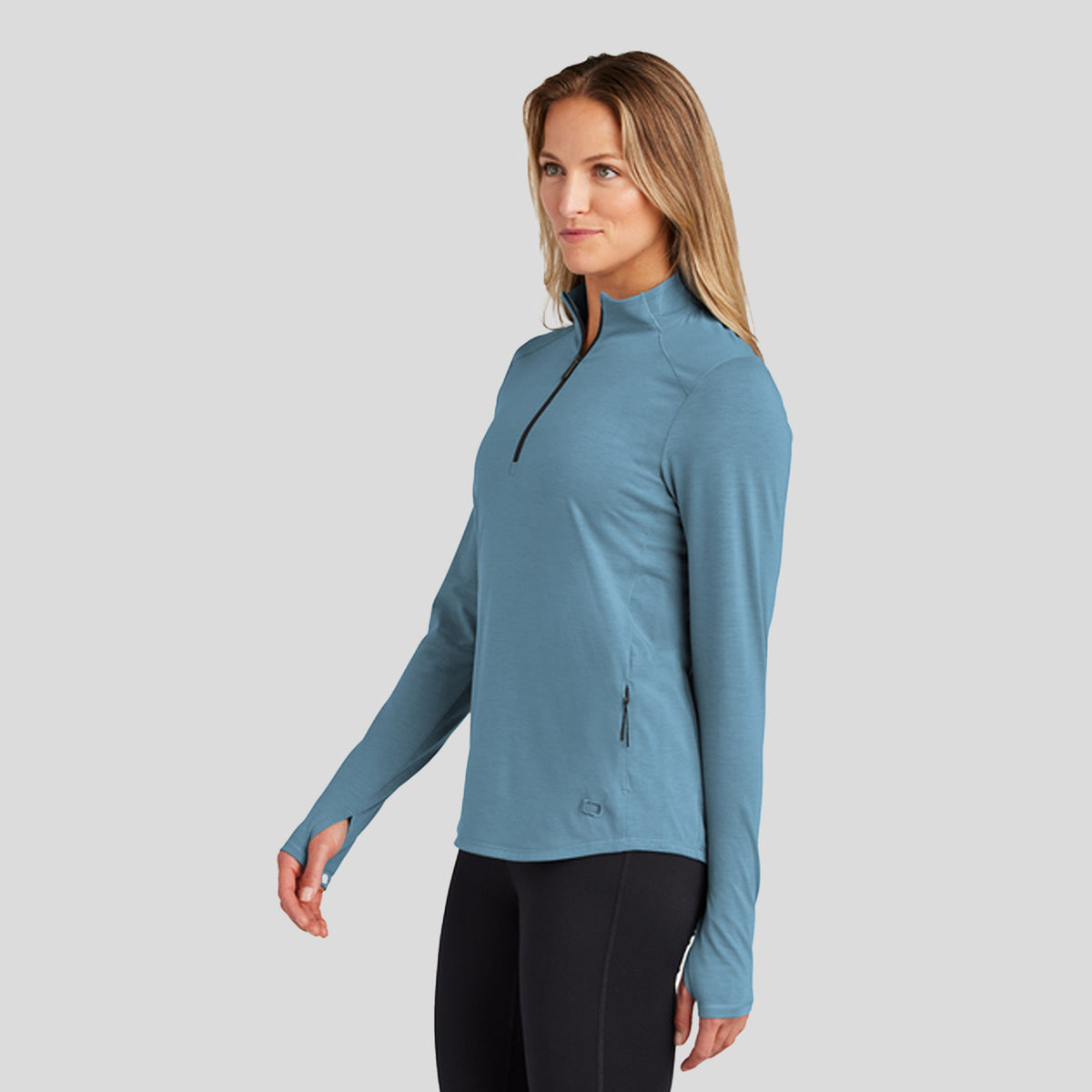 Women's Motion 1/4-Zip | Blue Mist
