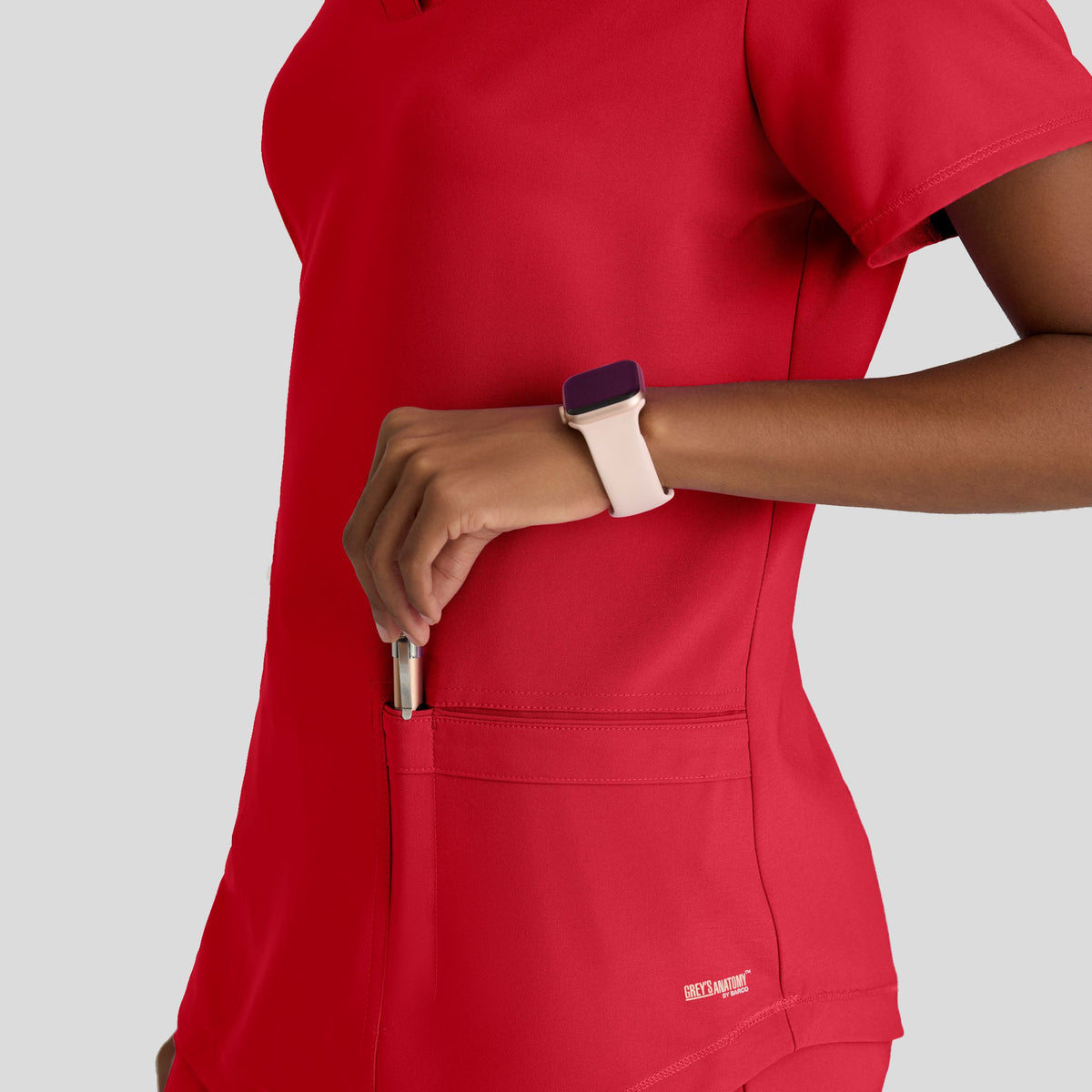 Rhythm Scrub Top | True Red
