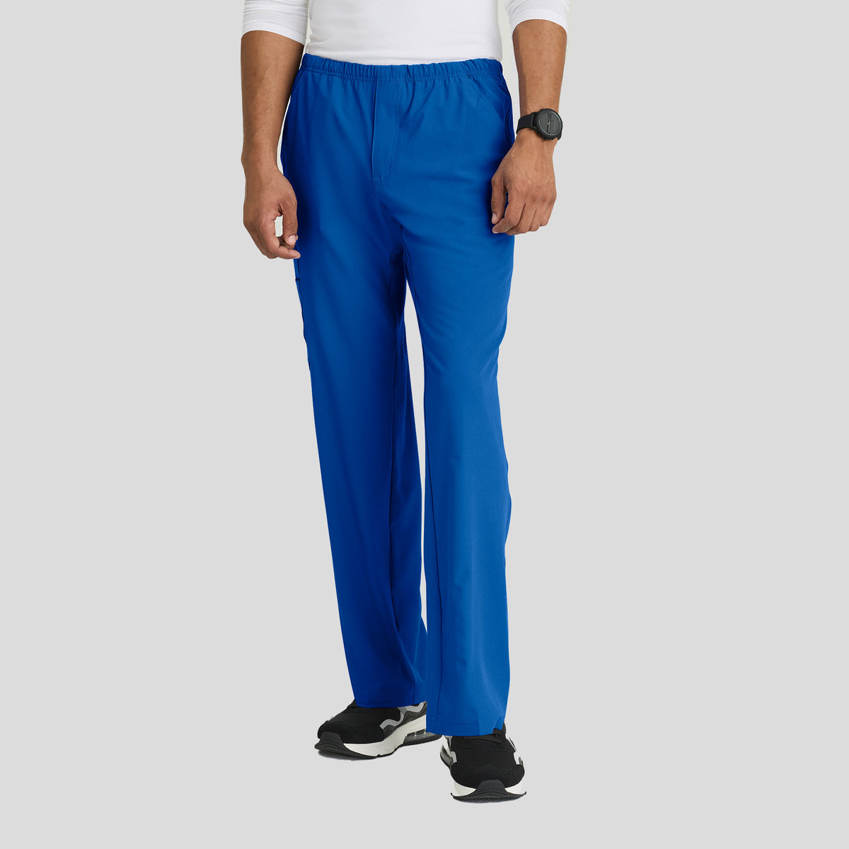 Men's Structure 4-Pockets Zip-Fly Scrub Pant | Royal