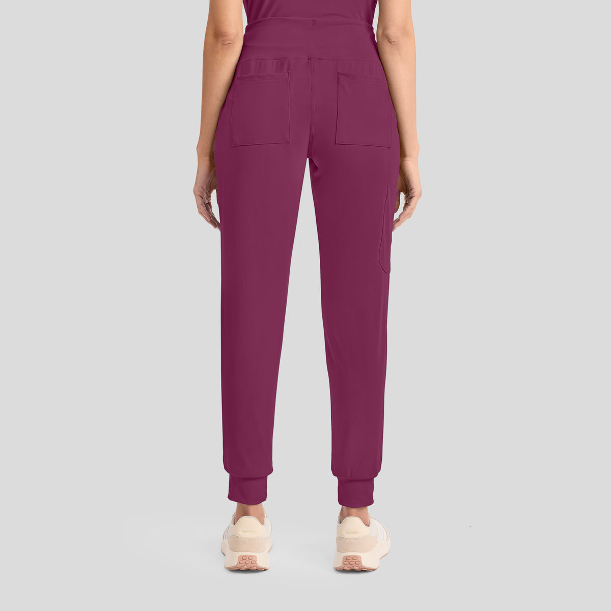 Achieve Pull-On Jogger Scrub Pant | Wine