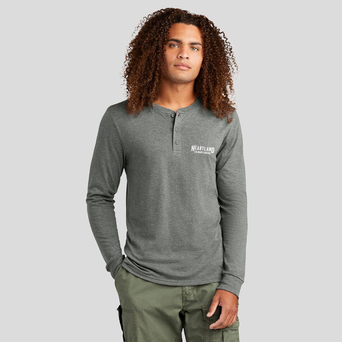 Heartland Long Sleeve Henley | Culinary Careers