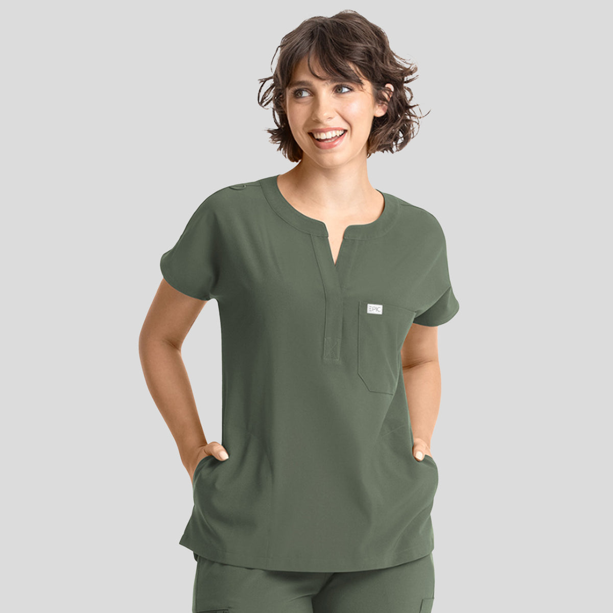 Women’s Dolman 3 Pocket Top | Olive