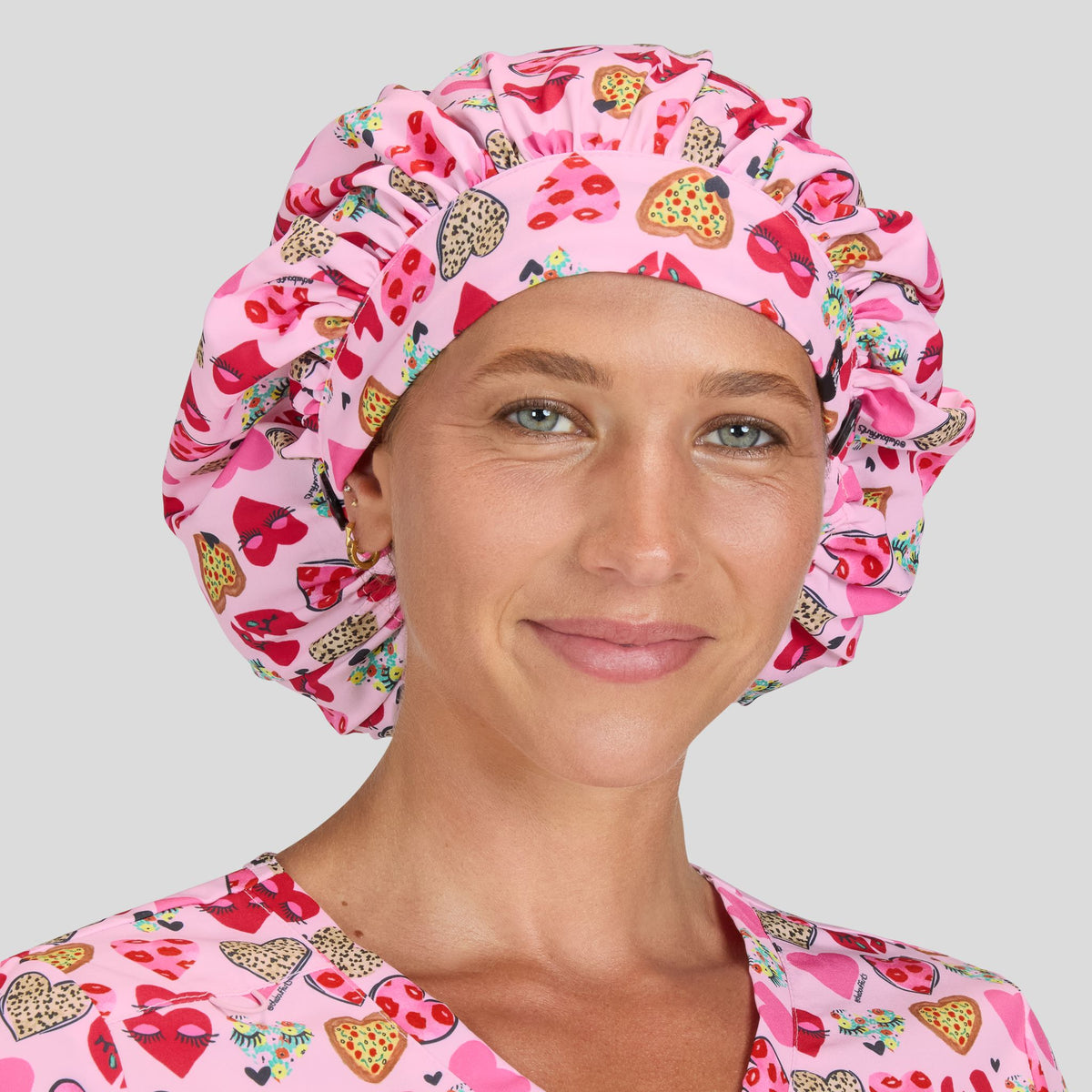 Wink Love Bouffant Cap