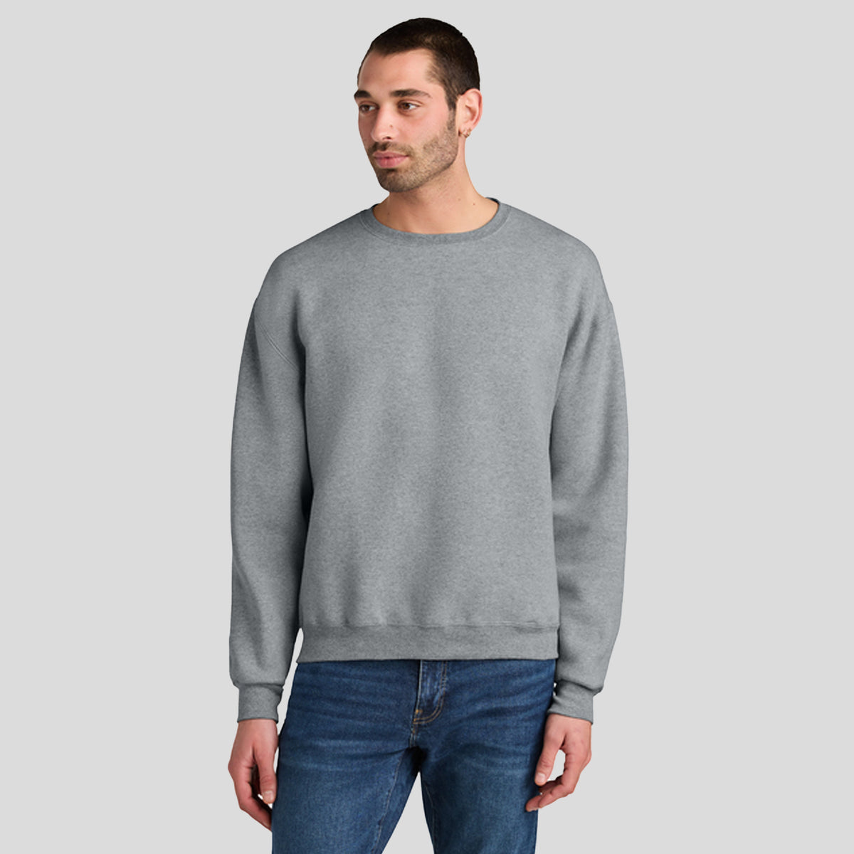 Rugged™ Unisex Crewneck Sweatshirt | Athletic Heather