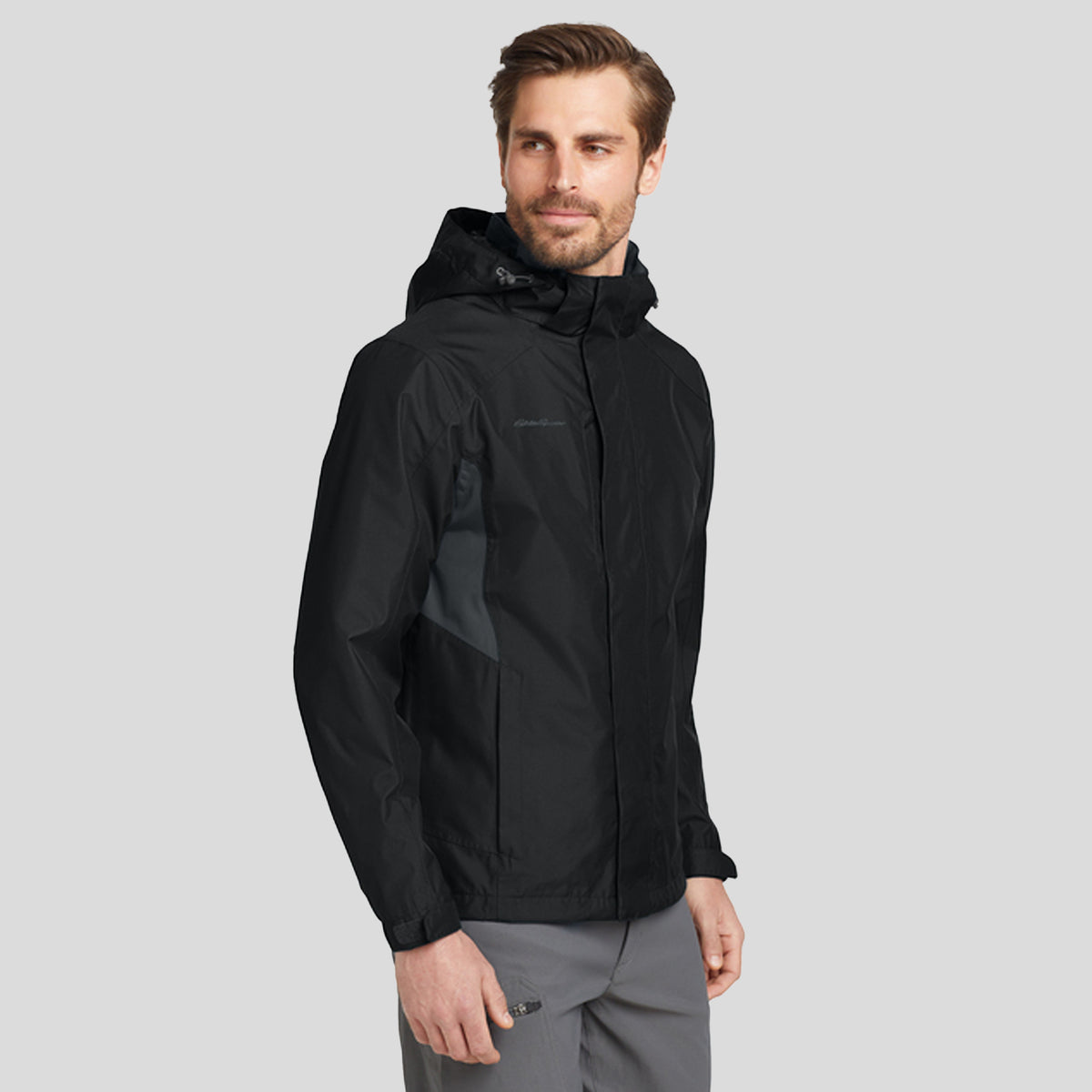 Rain Jacket | Black/Steel Grey