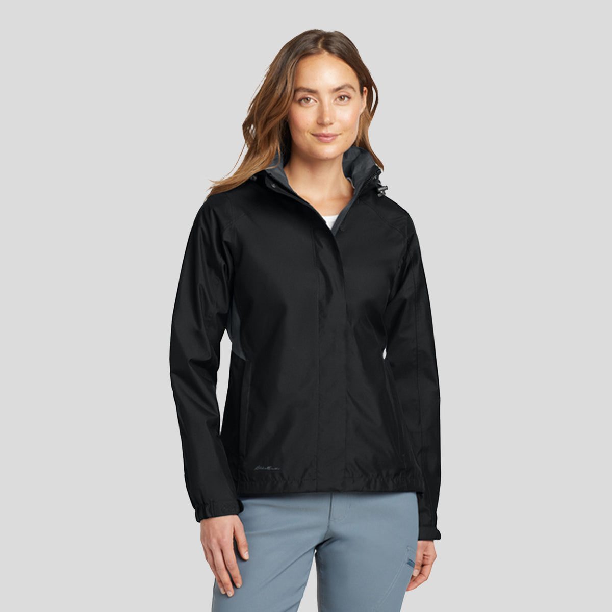 Women's Rain Jacket | Black/Steel Grey