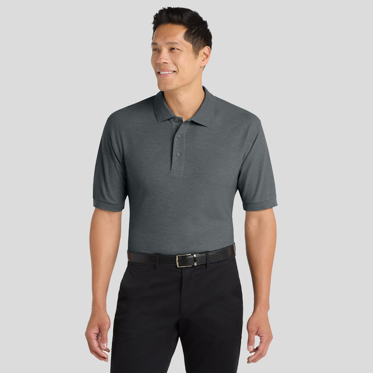 Silk Touch™ Polo | Steel Grey