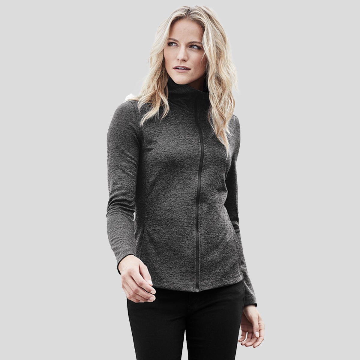 Women's Pixel Full-Zip | Blacktop