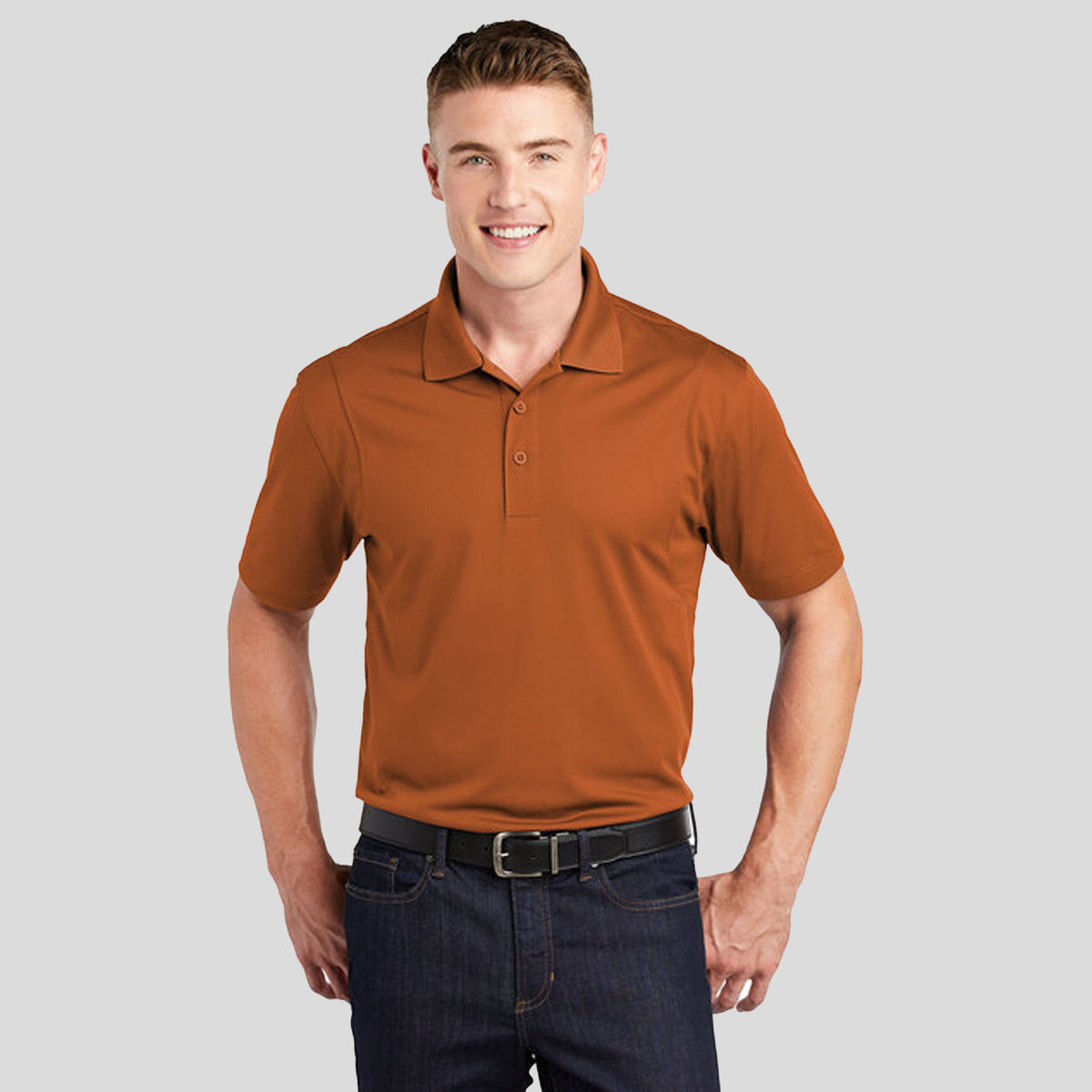 Micropique Sport-Wick® Polo | Texas Orange
