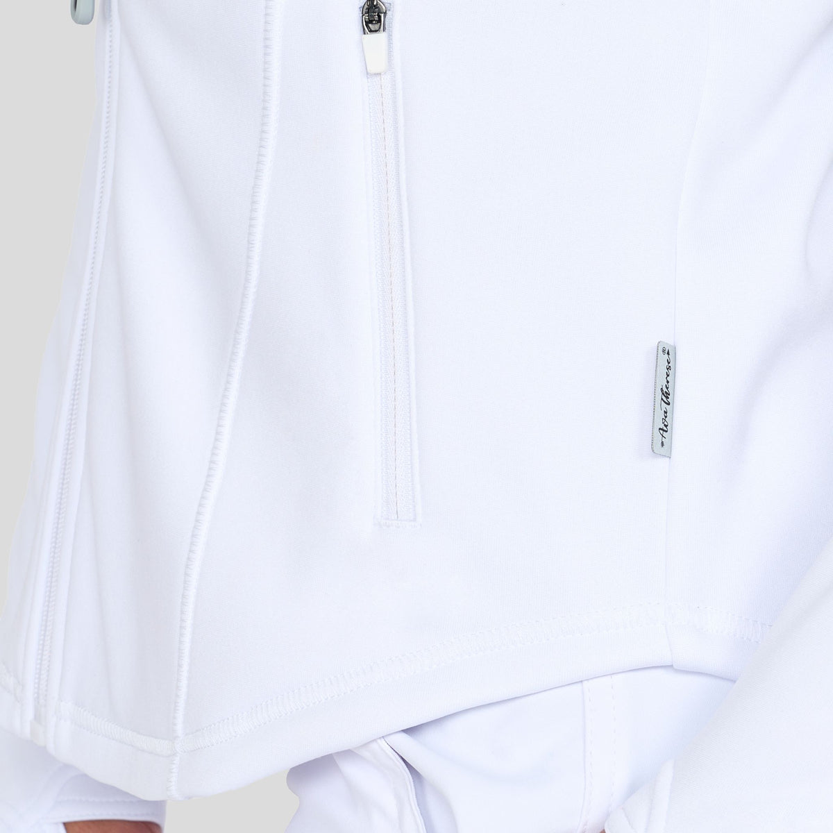 Megan Bonded Fleece Jacket | White
